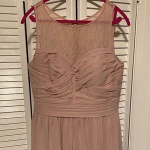 Dusty Rose Bridemaid Dress